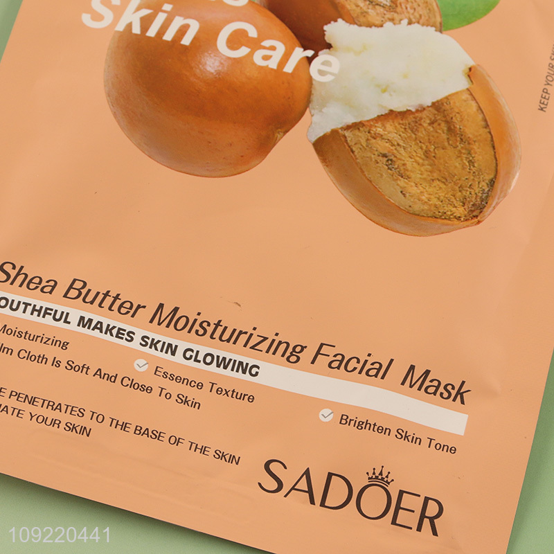 Good selling adult shea butter moisturizing facial mask brightening facial mask