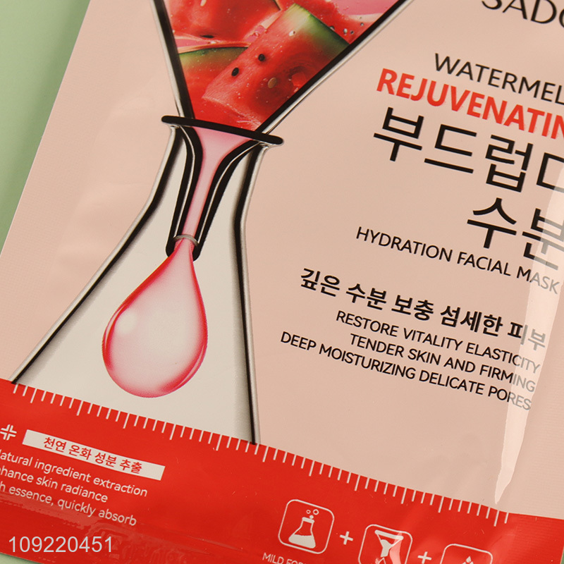 China products watermelon hydrating deep moisturizing facial mask for sale