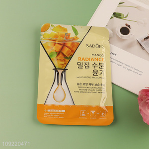 New product mango moisturizing facial mask deep hydrating nourishing facial mask