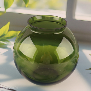 Top selling round living room decor flower vase bud base wholesale