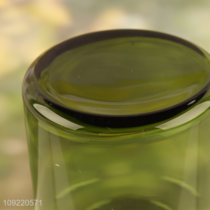 Online wholesale glass desktop decor home flower vase hydroponic vase