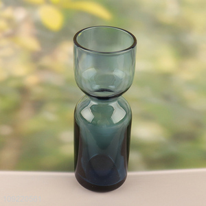 Best selling glass flower vase hydroponic vase living room decor