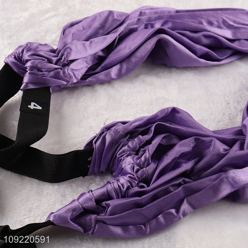 Wholesale elastic belt yoga stretch hanging door yoga rope