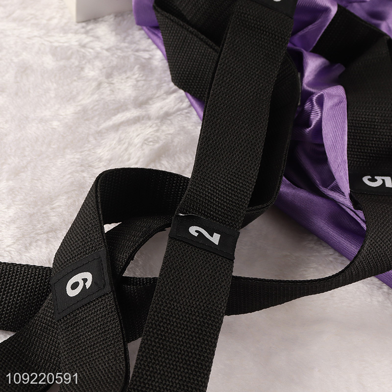 Wholesale elastic belt yoga stretch hanging door yoga rope