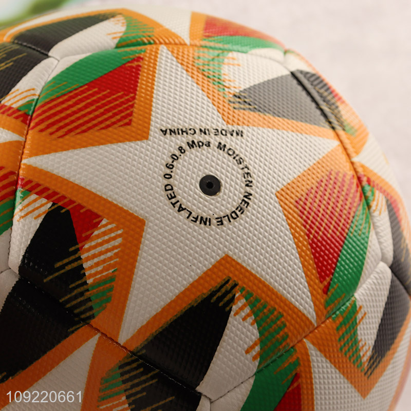 Yiwu market multicolor elastic #5 training match football soccer