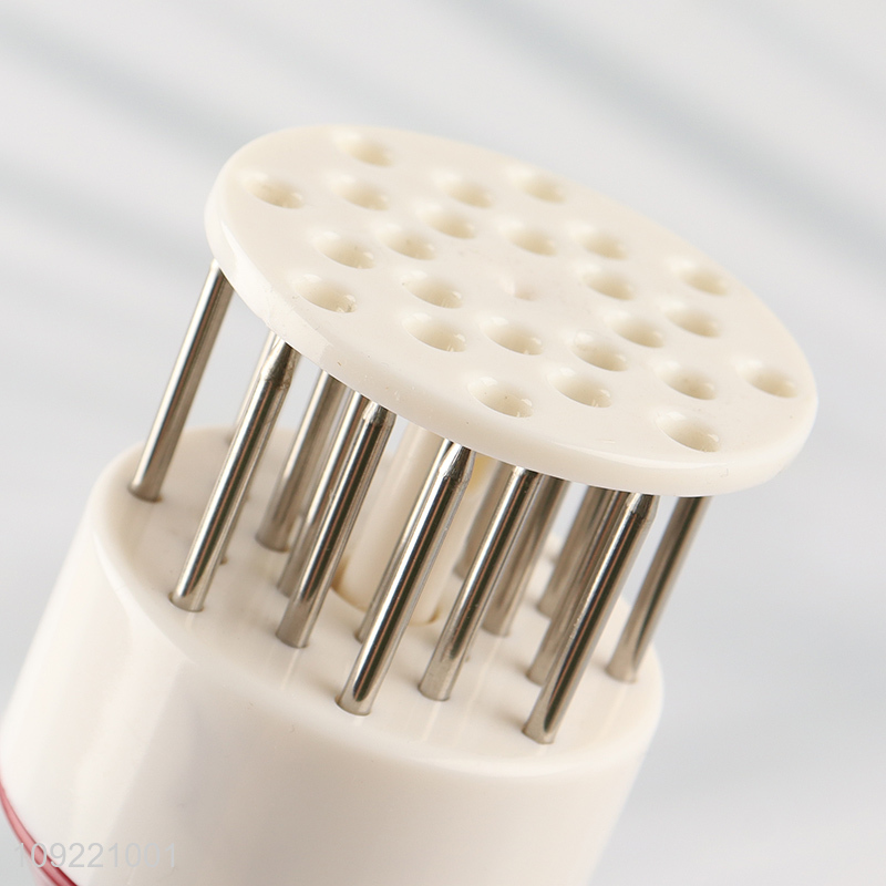 Hot Sale Kitchen Gadget 21 Stainless Steel Sharp Needle Blade Tenderizer Manual Meat Tenderizer