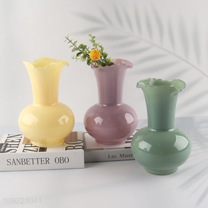 China products multicolor tabletop decor glass flower vase hydroponic vase