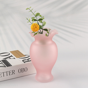 Good selling tabletop decor home glass flower vase hydroponic vase