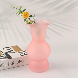 Top quality modern style glass flower vase hydroponic vase for decoration