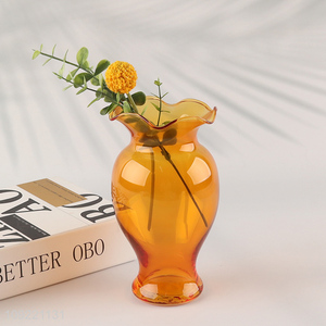 Good price home decor glass flower vase hydroponic vase for sale