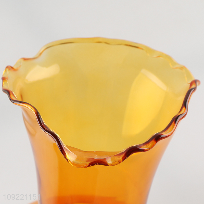 Top products glass tabletop decor flower vase hydroponic vase for sale