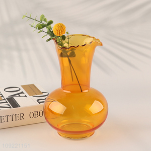 Top products glass tabletop decor flower vase hydroponic vase for sale