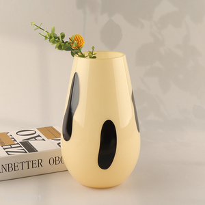 Popular products home decor glass flower vase hydroponic vase for living room