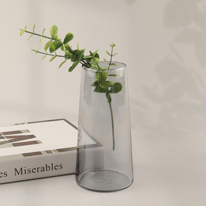 Good quality modern style home decor glass flower vase hydroponic vase