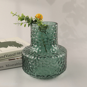 Low price indoor decor desktop decor glass flower vase hydroponic vase