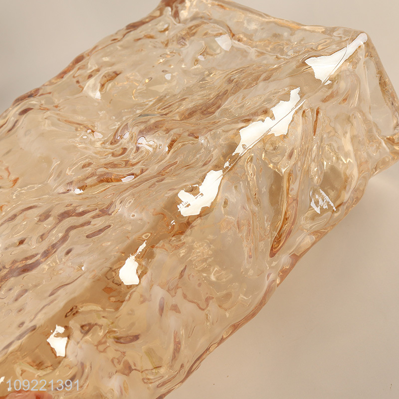 Yiwu market home decor glass flower vase hydroponic vase plants vase