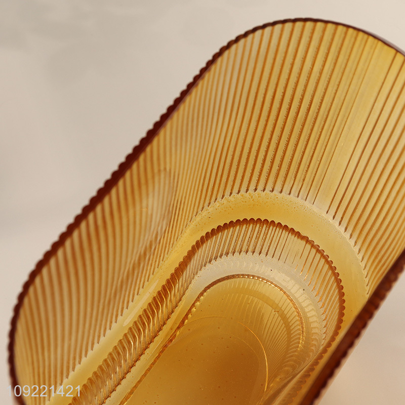 New product home decor desktop glass flower vase bud vase