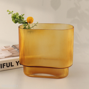New product home decor desktop glass flower vase bud vase