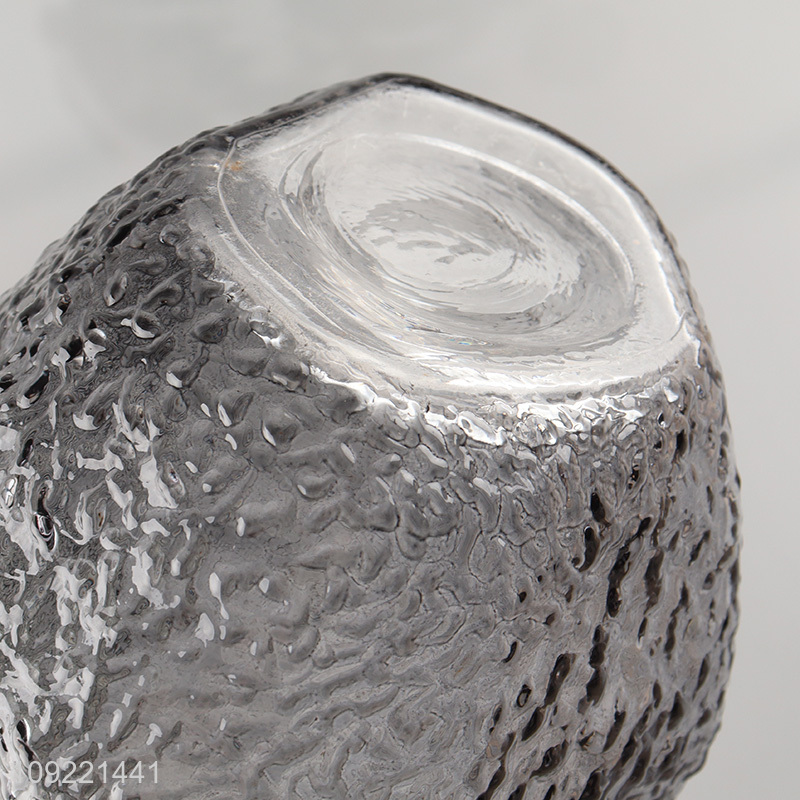 China supplier home living room decor glass flower vase bud vase for sale