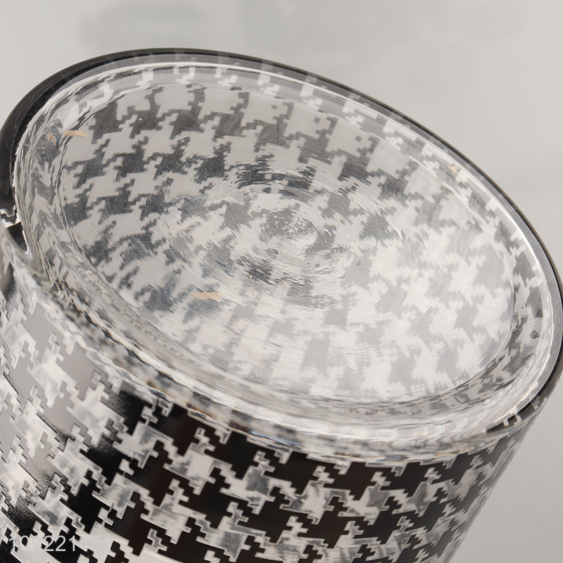 China products round tabletop decor glass flower vase bud vase for sale