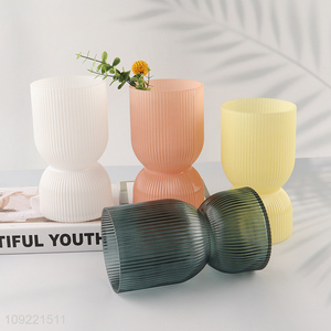 Hot products multicolor glass flower vase hydroponic vase bud vase for home decor