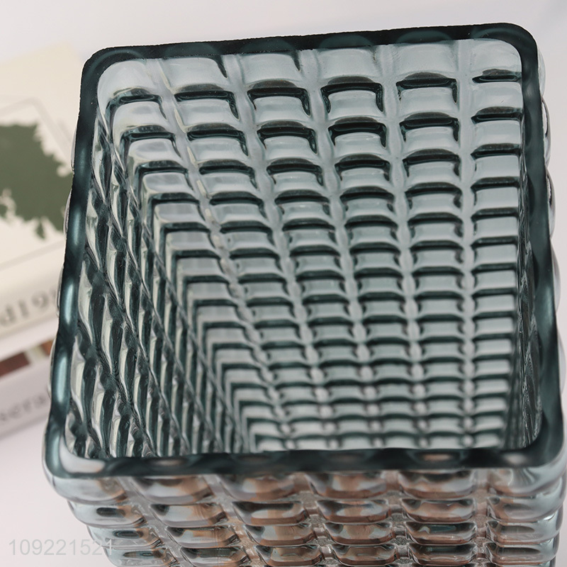 Low price glass indoor decor flower vase hydroponic vase bud vase for home