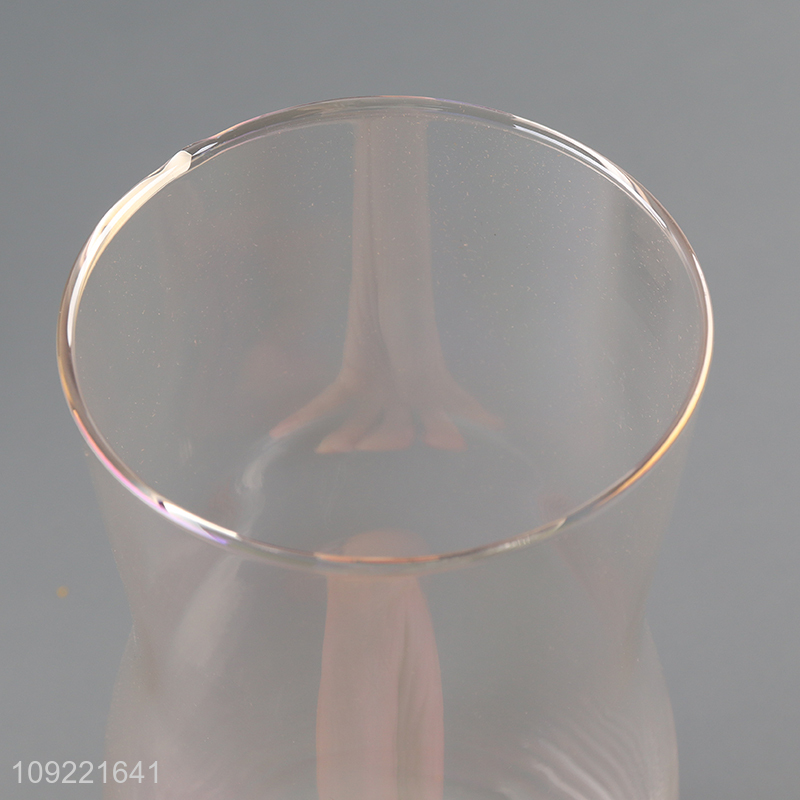 Latest products glass tabletop decor flower vase hydroponic vase bud vase