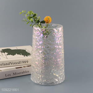 Online wholesale glass tabletop decor flower vase hydroponic vase bud vase