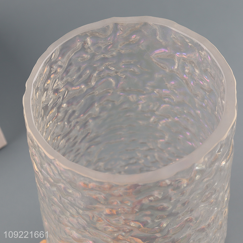 Online wholesale glass tabletop decor flower vase hydroponic vase bud vase