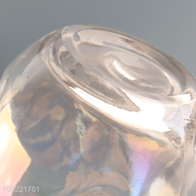 Yiwu market glass tabletop decor indoor flower vase hydroponic vase bud vase