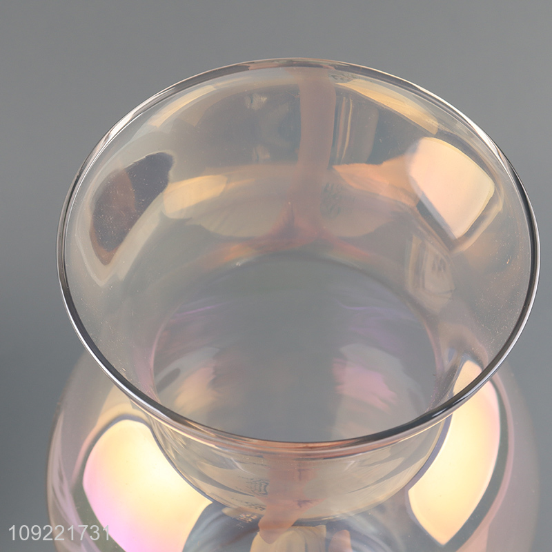 Top selling clear glass indoor decor flower vase hydroponic vase bud vase wholesale