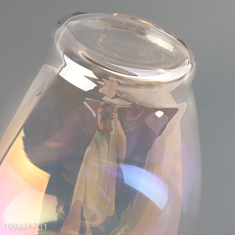 Top selling clear glass indoor decor flower vase hydroponic vase bud vase wholesale