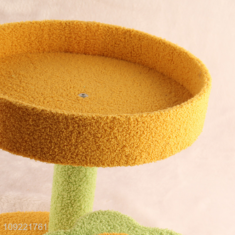 Popular products cactus shape cat climbing tower cat tree for indoor