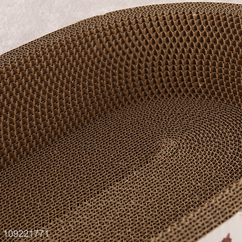 Top selling durable indoor corrugated paper cat scratching board wholesale