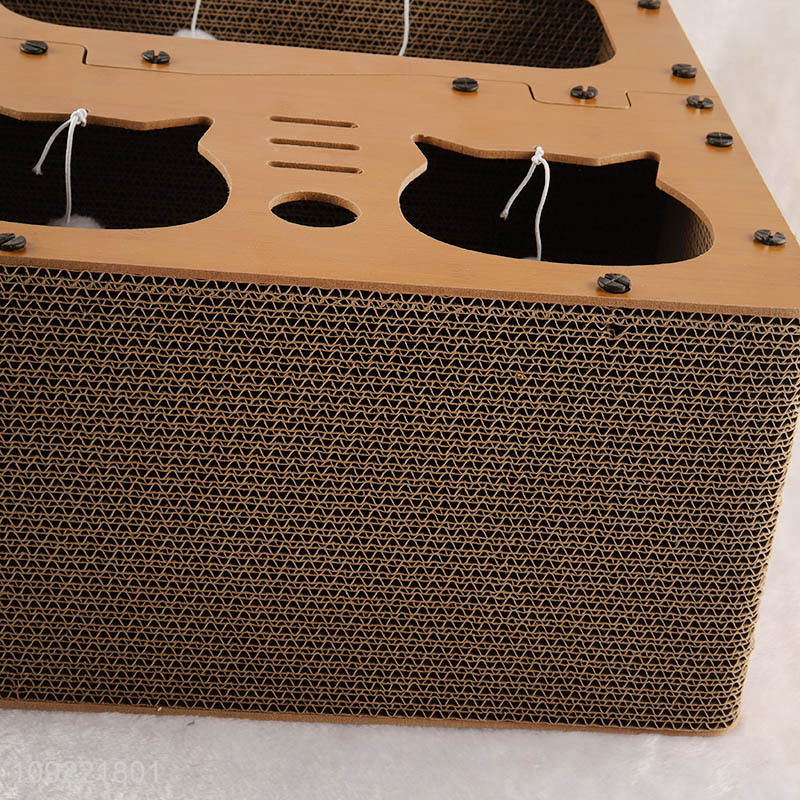 Hot Selling Interactive Nest Cat Tree Scratcher Corrugated Paper Bed