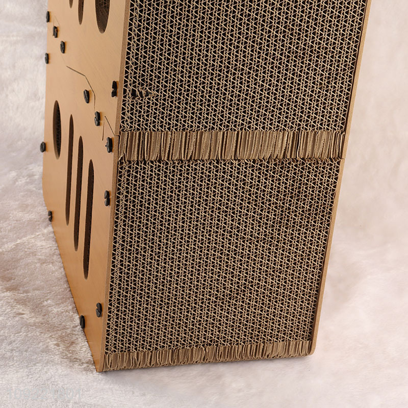 Hot Selling Interactive Nest Cat Tree Scratcher Corrugated Paper Bed