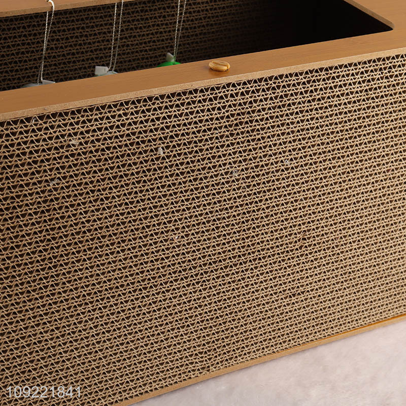 Low price indoor interactive cat nest double-sided cat scratching board