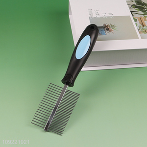 Wholesale Double Sided Pet Comb Rounded Teeth Dog Grooming Brush