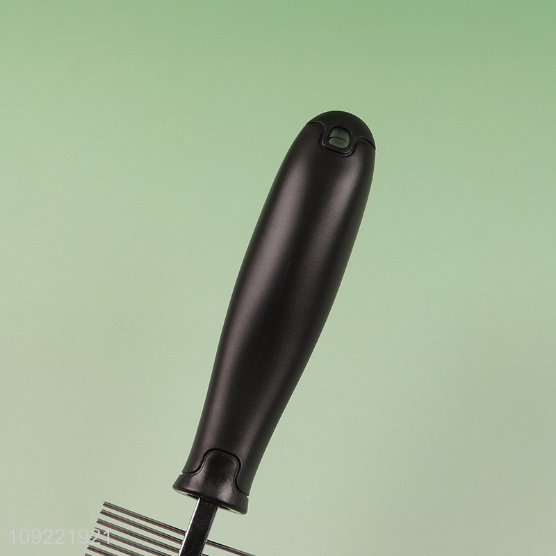 Wholesale Double Sided Pet Comb Rounded Teeth Dog Grooming Brush