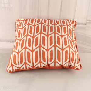 Top selling square household polyester sofa bed back cushion