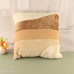 China products plush square comfortable household back cushion for sale