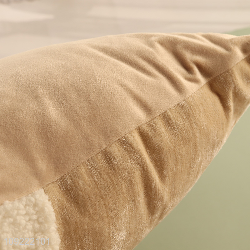 China products plush square comfortable household back cushion for sale