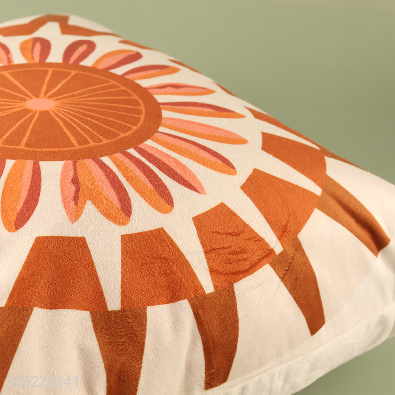 China factory household velvet square sofa back cushion for sale