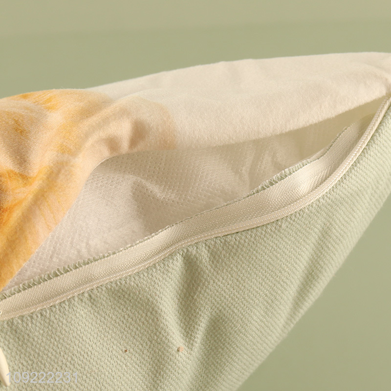 Factory direct sale dog printed square back cushion for household