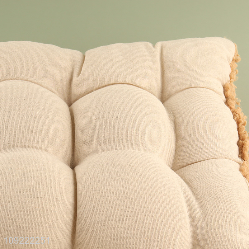 Top products square household comfortable velvet sofa seat cushion