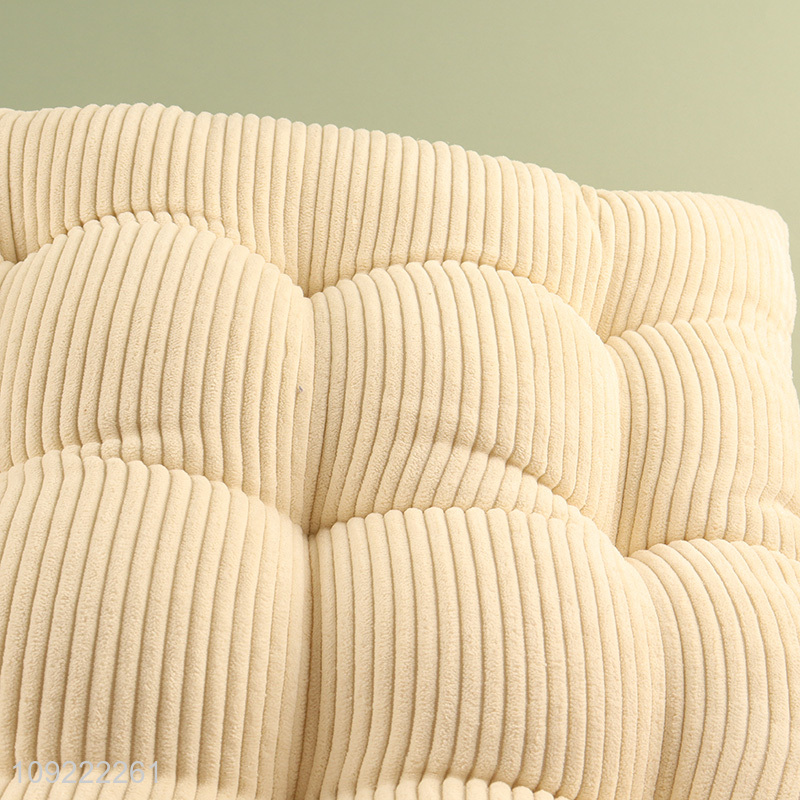 Low price multicolor comfortable soft corduroy seat cushion for sale