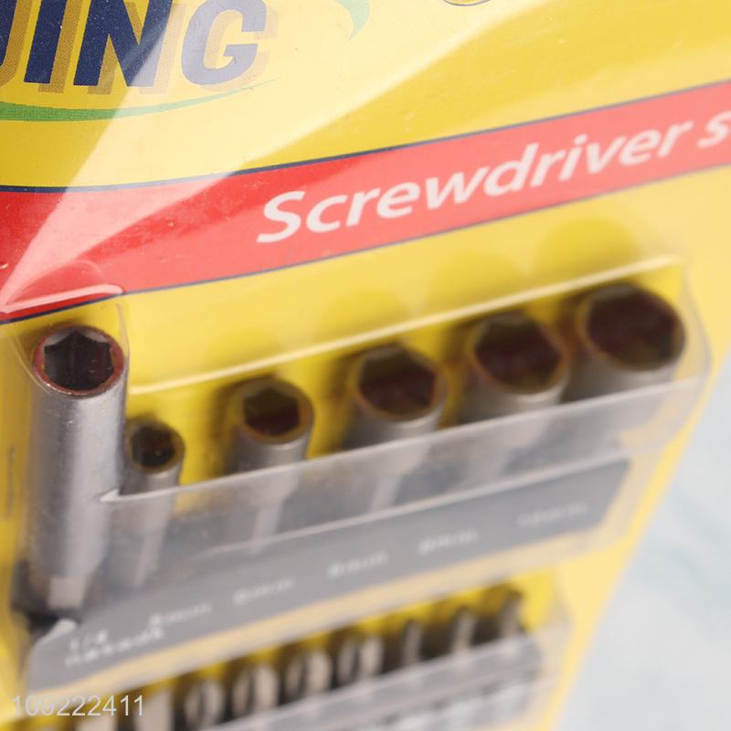 China products 26pcs professional hardware tool screwdriver bits set