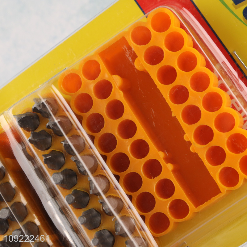 Wholesale Changeable Different Size Screwdriver Bit Set With Hex Bits Holder