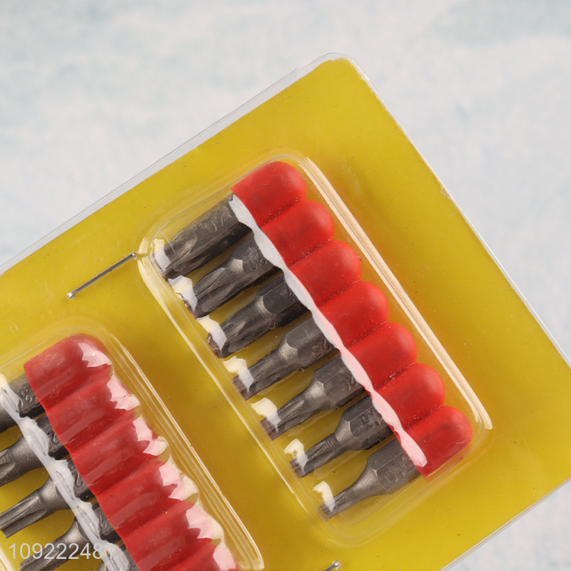Factory supply 13pcs hardware tool accessories screwdriver bits set