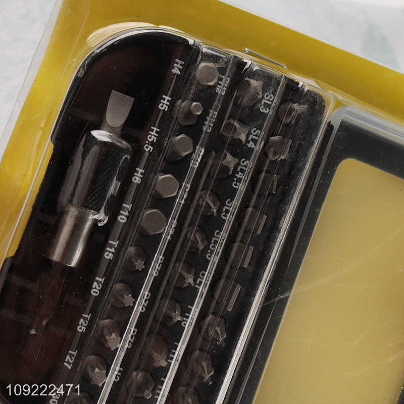 High quality professional hardware tool screwdriver bits set with holder